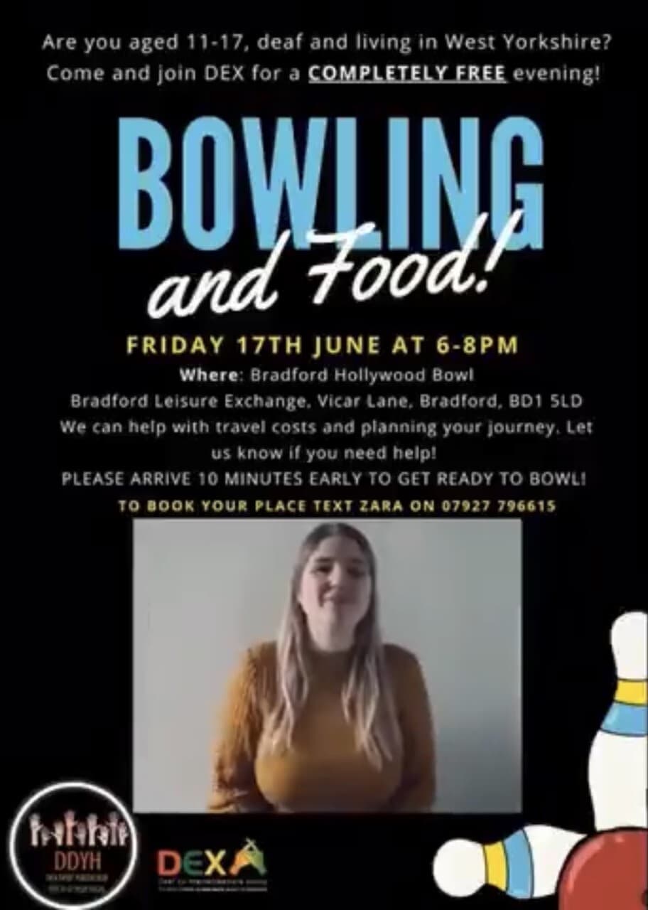 DDYH Bowling in Bradford Deaf EXperience